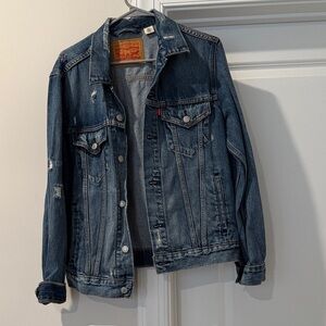 Levi's Distressed Indigo Jacket